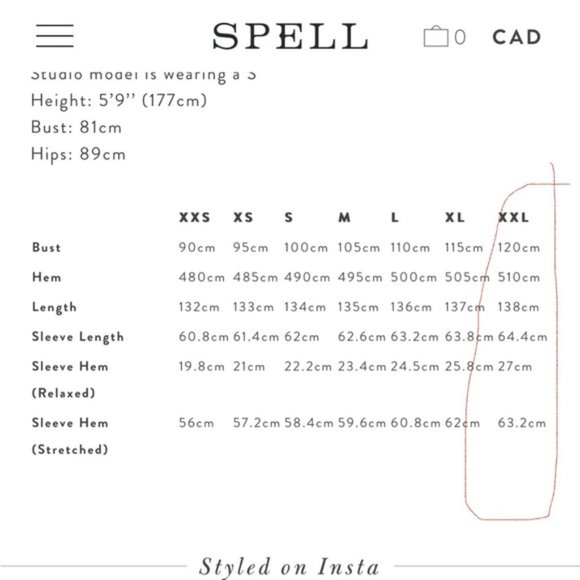 Spell Butterfly Boho Maxi Dress size XXL - Picture 15 of 15